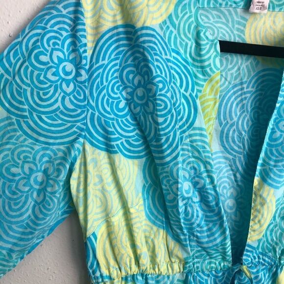 Victoria’s Secret LS Plunge Floral Print Cover Up Dress - Picture 12 of 15